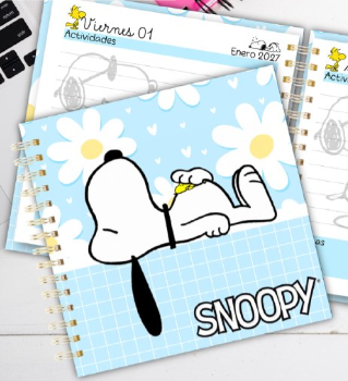 Agenda 2027 de Snoopy celeste
