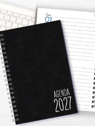 Agenda 2027 de tapa negra