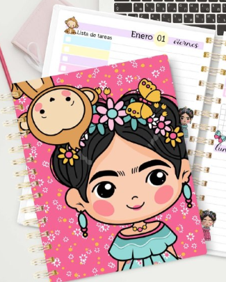 Agenda 2027 ilustrada de Frida