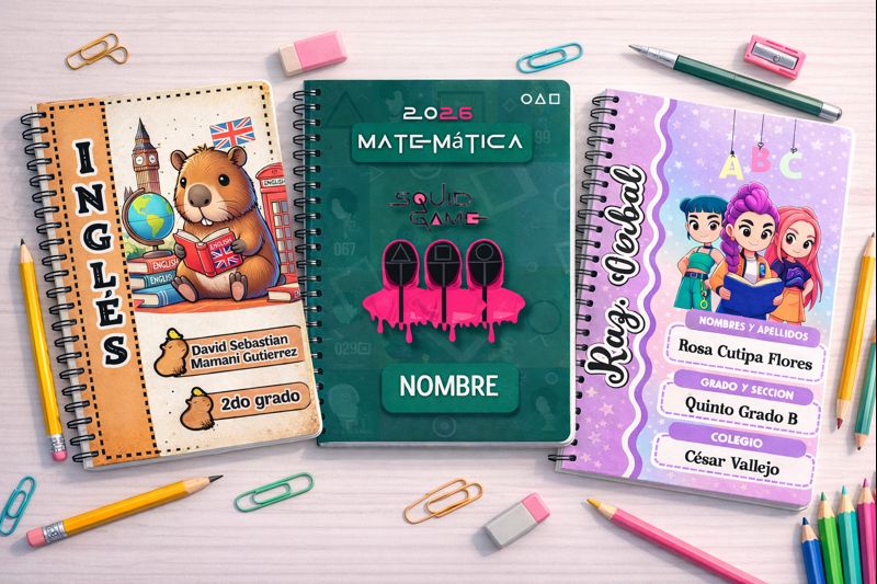 Cuadernos editables Mega Pack