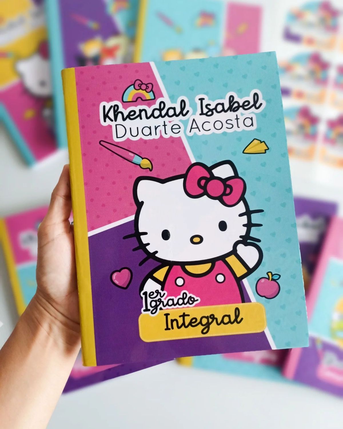 Cuaderno Hello Kitty personalizado
